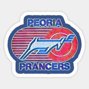 Peoria Prancers Hockey Sticker